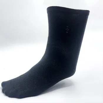 OLET - Rozšířené zdravotní bavlněné ponožky unisex - vhodné pro diabetiky - 35 cm Velikost: 43-46, Barva: antracit