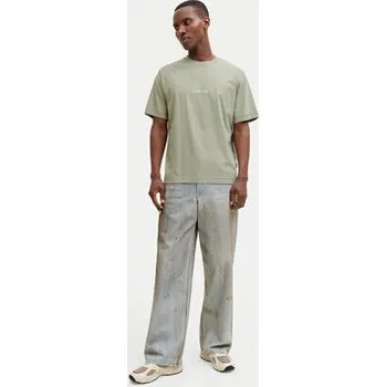 Pánské tričko Jack & Jones T-Shirt Norrebro Emb 12282892 Zelená Regular Fit XXL