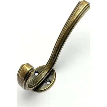 Nábytkové kování Nábytkový věšák ZAPA mosaz patina lesk