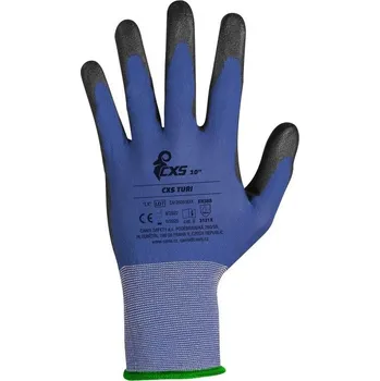 Pracovní rukavice CXS Rukavice TURI, polomáčené v PU, vel. 11