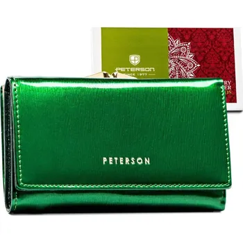 Peněženka Dámská peněženka Peterson PTN 55020-SH zelená