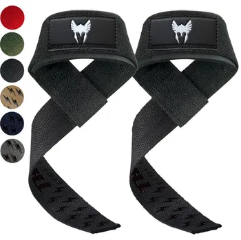 THOR ATHLETICS Vzpěračská bandáž extra úchop BÍLÁ|ČERNÁ