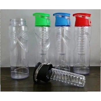 Láhev na vodu s difuzérem na ovoce 800 ml Zelená