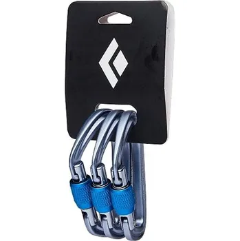 karabina Black Diamond Hotforge Screwgate 3pack Grey