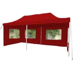 PROFI Zahradní párty stan, nůžkový, 3 x 6 m, červený 168100065
