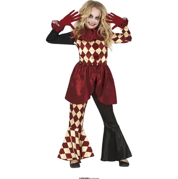 Karnevalový kostým Guirca Horror klaun - dívčí kostým CIRCUS Velikost: 10 – 12 let