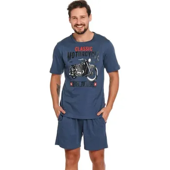Pánské pyžamo Dn Nightwear Mario modré, S