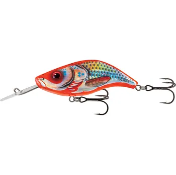 Nástraha Salmo Wobler Sparky Shad Floating Holographic Gold Orange Shad 4 cm