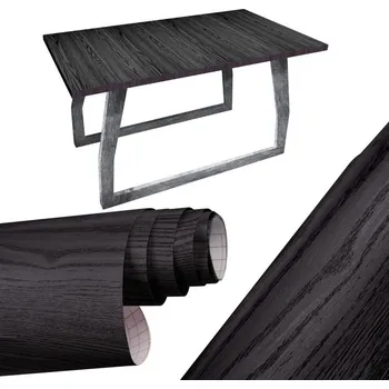 Tapeta KIK KX5518 Samolepící fólie na nábytek černý dub 1,22 x 1 m