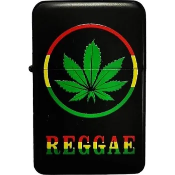 Benzínový zapalovač Reggae + Možnost Gravírování + Benzín Zdarma