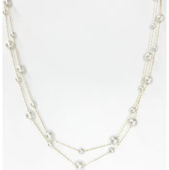 Náhrdelník Dvojitý náhrdelník z chirurgické oceli 316L