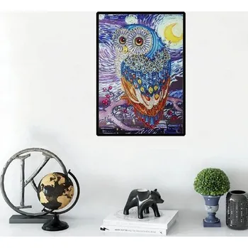 Mozaiková sada GFT 5D Diamantové malování Sova