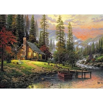 Mozaiková sada ISO Diamantové malování Chata v lese