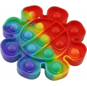 POP IT Pop It Rainbow antistresová hračka Květina