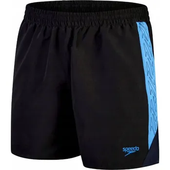 Pánské kraťasy Speedo Hyper Boom Splice 16 Watershort Black/Beach Blue/True Navy XS - UK30