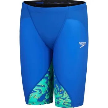 Chlapecké plavky Speedo Fastskin LZR Ignite Jammer Boy Cobalt Pop/Green Glow 140cm