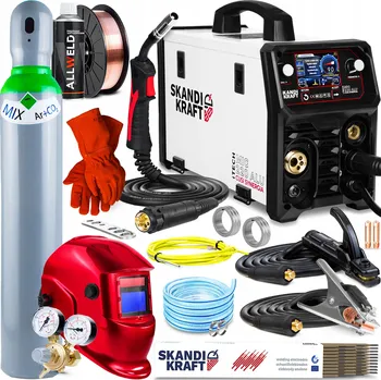 Svářečka INVERTOROVÁ SVÁŘEČKA SKANDI KRAFT ITECH MIG 220 ALU CUSI SYNERGIE 200A 230V