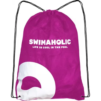 Sportovní vak Plavecký vak Swimaholic Mesh Bag Růžová