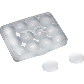 Špunty do uší Tyr Soft Silicone Ear Plugs 12 Pack Čirá