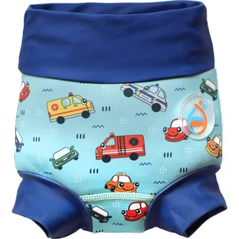 Kojenecké plavky Dětské kojenecké plavky AquaKiddo Swim Nappy Cars L
