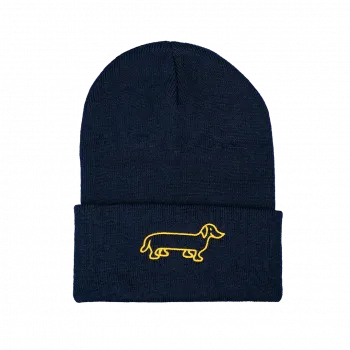 Příprava kávy The Naughty Dog čepice s lemem - modrá