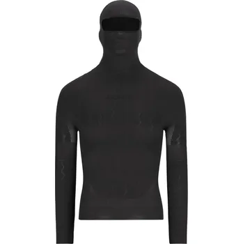 cyklistický dres Q36.5 Spodní cyklistické triko s kapucí Base Layer 5 Plus Long Sleeve Hoodie ZIMA, léto Černá L/XL Pánské, Unisex