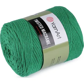 Příze Stoklasa Pletací příze Twisted Macrame 500 g Balení: 1 ks, Varianta: 24 (759) zelená jedle