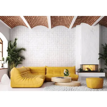 Tapeta Tapeta obklady do kuchyně a koupelny bílé obkladačky tapety