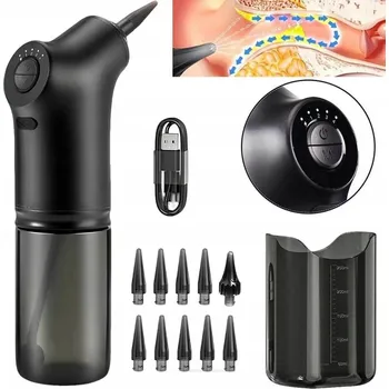 Čistič uší BEZDRÁTOVÝ IRIGÁTOR ZAŘÍZENÍ NA ČIŠTĚNÍ A VÝPLACH UŠÍ OD UŠNÍHO MAZU