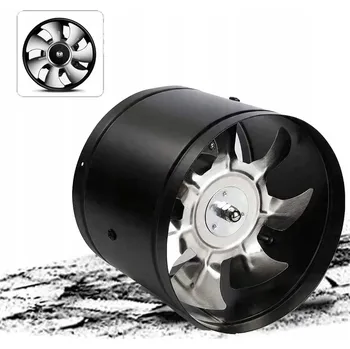 Domácí ventilátor POTRUBNÍ VENTILÁTOR průmyslový odsávací 150mm 530m3/h