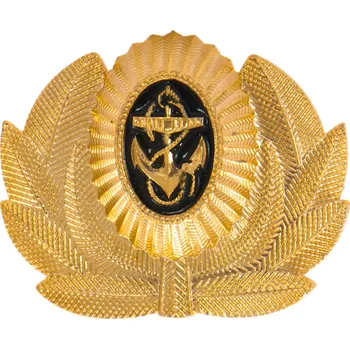 ARMÁDNÍ ORIGINÁL RUSKO Odznak Rusko námořní s kotvou a okružím na čepici