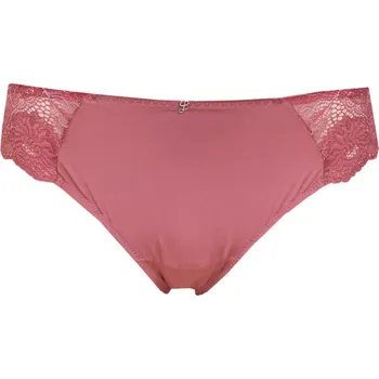 Kalhotky Dámské krajkové brazilky Leilieve L997 terracotta velikost L-42/44