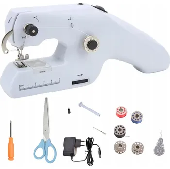 Mini Ruční Šicí Stroj Přenosný Cestovní Domácí + Příslušenství