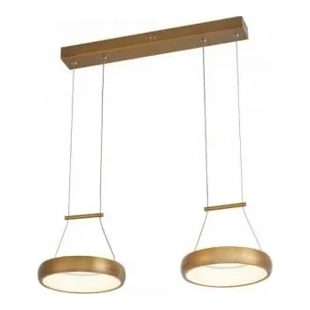 Závěsné LED svítidlo Thea, matná zlatá Reality