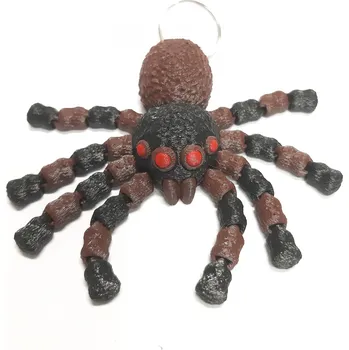Přívěsek na klíče pavouk petG Barva: hnědá