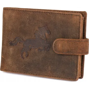 Peněženka Peněženka Bellugio , přírodní kůže, hnědá - muž