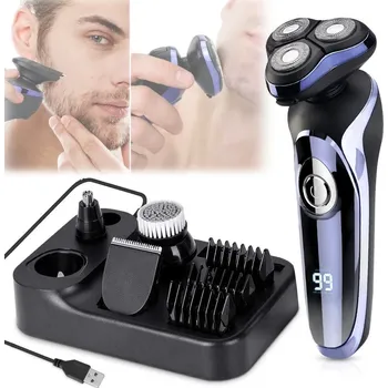 Strojek na vlasy Pánský zastřihovač 5 v 1: strojek na vlasy, vousy, holení, voděodolný
