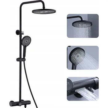 Sprchový set SPRCHOVÁ HLAVICE S BATERIÍ V JEDNOM, TERMOSTATICKÝ SPRCHOVÝ SET