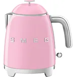 Smeg, Rychlovarná konvice 50's Style Mini pastelově růžová - Formadore