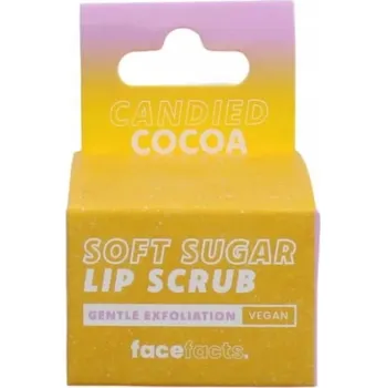 Péče o rty Face Facts Candied COCOA Jemný cukrový peeling na rty 10g 2545