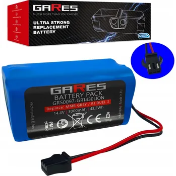 Akumulátor Gares pro Mamibot GREY EXVAC660 680S 880 14,4V 3,0Ah