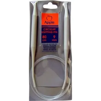 Apple Pletací jehlice kruhové 80 cm - 9 mm