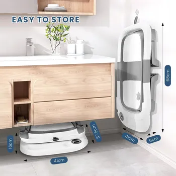 koupací vanička BABY VLNITÁ VANA PRO MIMINKA S POLŠTÁŘKEM A TEPLOMĚREM