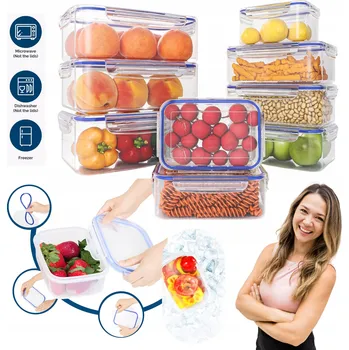 Dóza na potraviny VZDUCHOTĚSNÉ KRABIČKY NA POTRAVINY - 18 ks