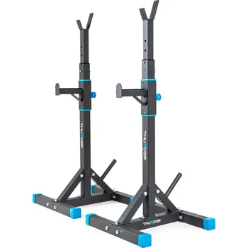 THUNDER Nastavitelný stojan na činky Thunder PRESA MODRÁ|ŠEDÁ