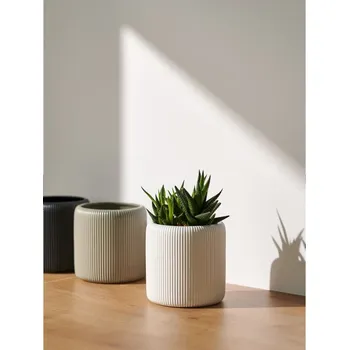 Květináč Sinsay - Obal na květináč - bílá - 6249Q-00X - 6249Q-00X-ONE-5