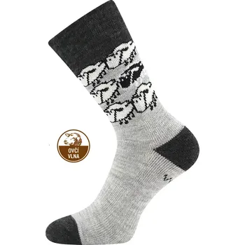 Dámská móda Dospělé ponožky s vlnou Kaikoura - 39-42 / světle šedá