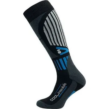 Pánské ponožky Dámské a pánské podkolenky NOVIA | Silvertex thermo COOL 1275 modrá 30-31
