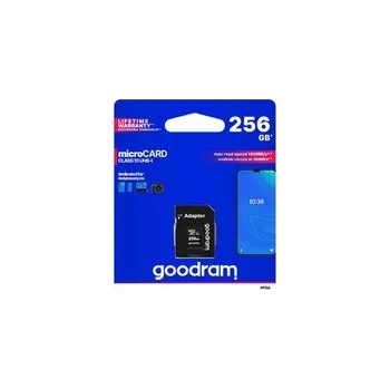 Paměťová karta Karta paměťová GOODRAM micro SD 256 GB s adaptérem