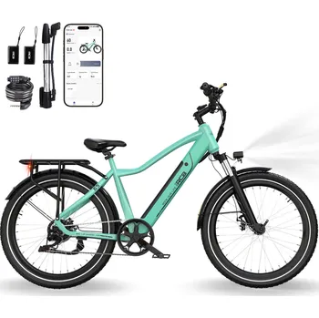 RCB Elektrokolo 27.5", 13Ah baterie, dojezd 50 km, APP a NFC – RCB G5 ZELENÁ 2025